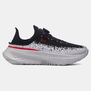 Under Armour SlipSpeed Mega Black, Gray & Red Boa Dial Training Shoes